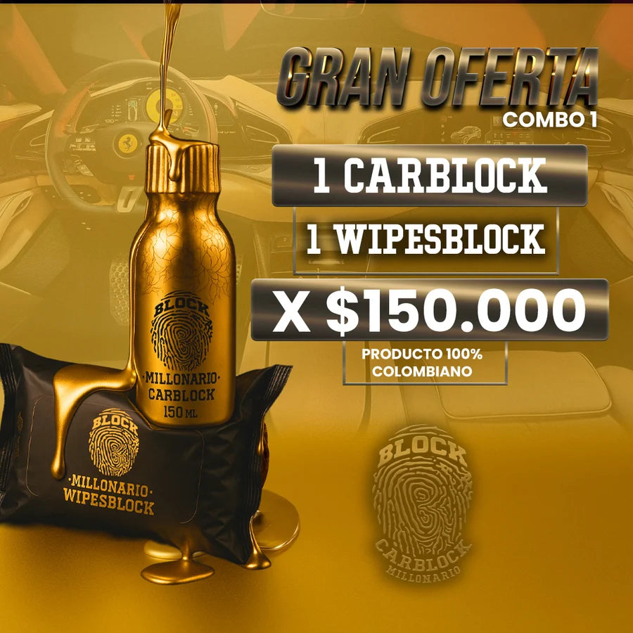 Combo x1 Wipesblock y Carblock